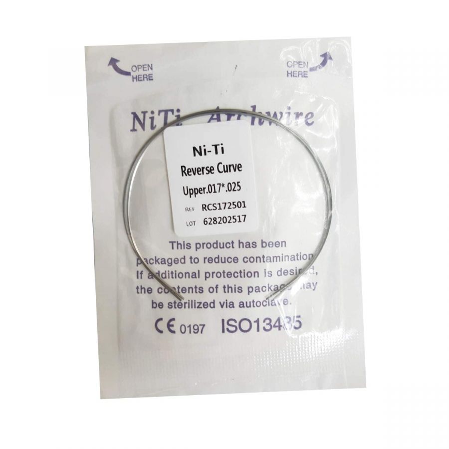 Orthodontic Reverse Curve Wire – NiTi Rectangular